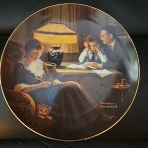 Norman Rockwell Vintage Plate